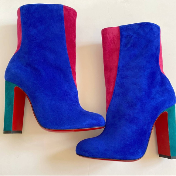Christian Louboutin AUTHENTIC booties red bottom - Picture 2 of 6